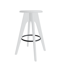 Barhocker Bern Esche lackiert weiss